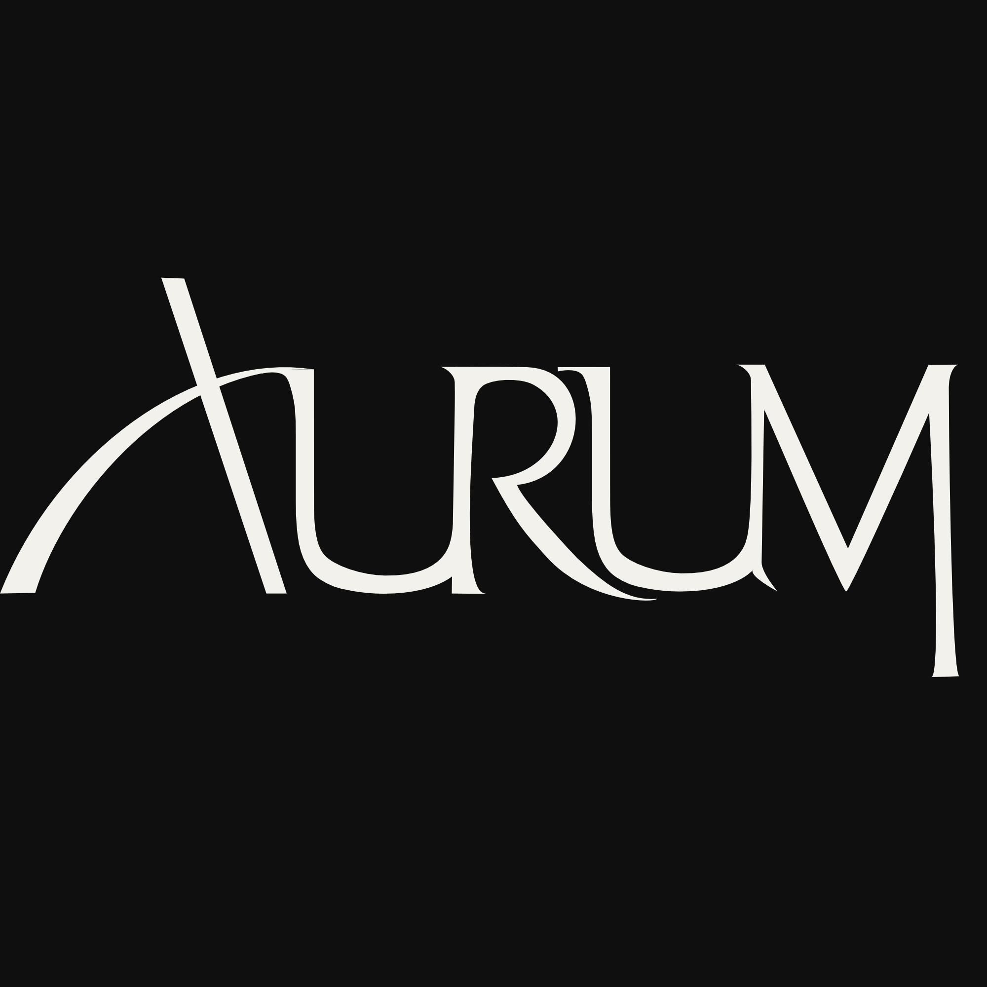 AURUM Logo Secondaire Blanc